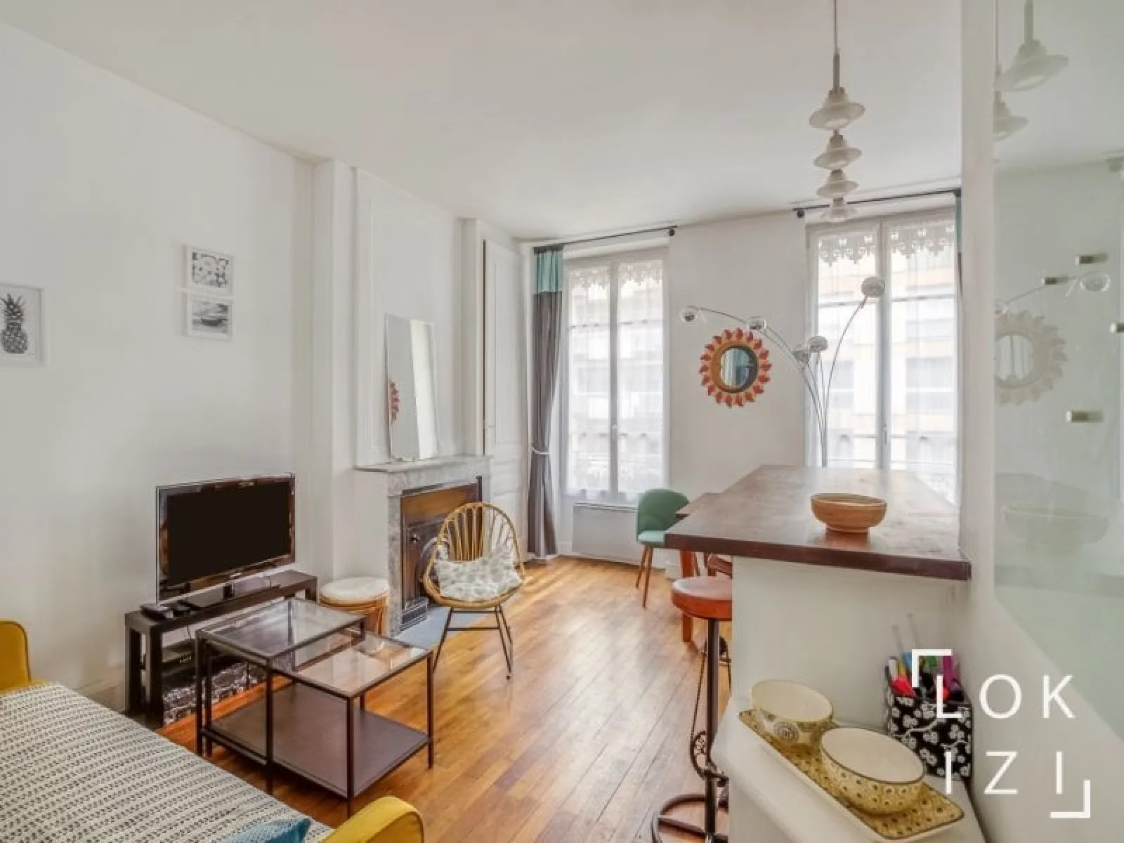 Location appartement meubl 2 pices 37m (Lyon - 6me arr)