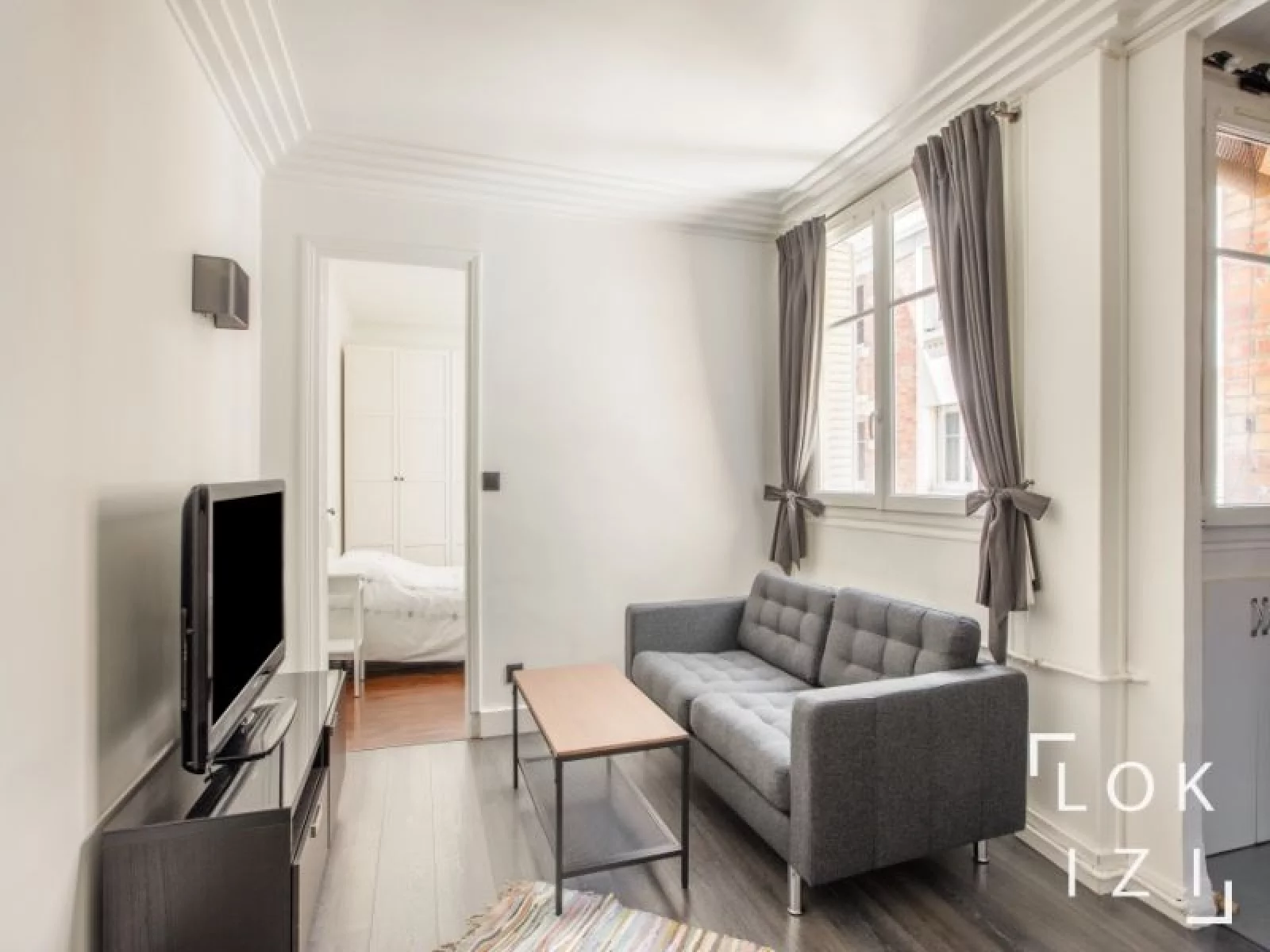 Location appartement meubl 2 pices 36m (Paris - 20me) 