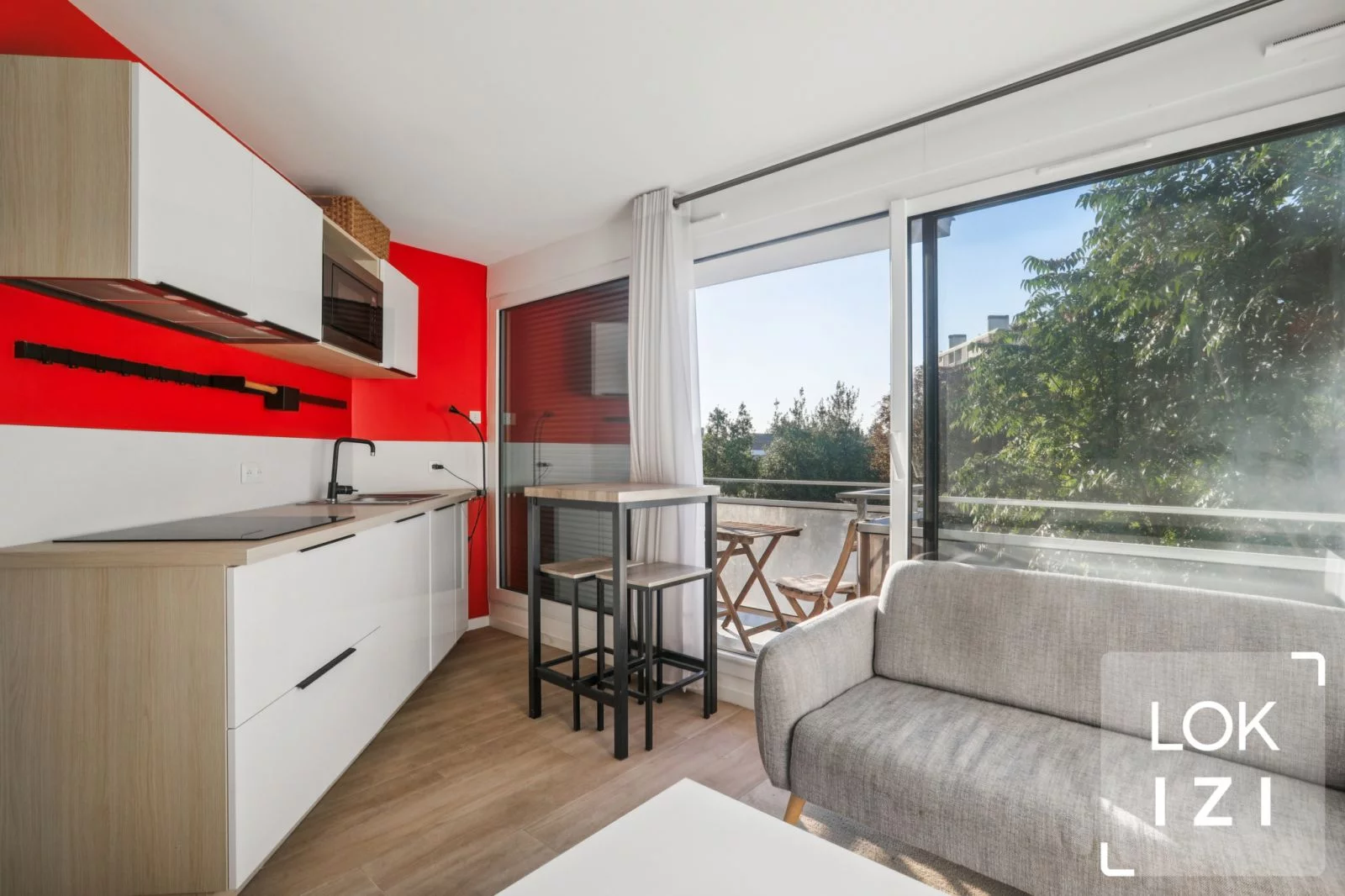 Location studio meubl 22m (Bordeaux / Saint-Gens)