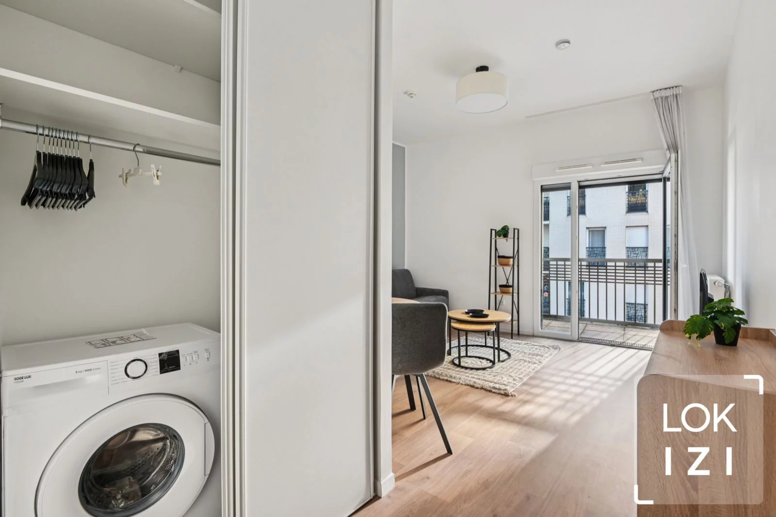 Location studio meubl 27m avec balcon (Saint-Ouen 93 - Paris nord)