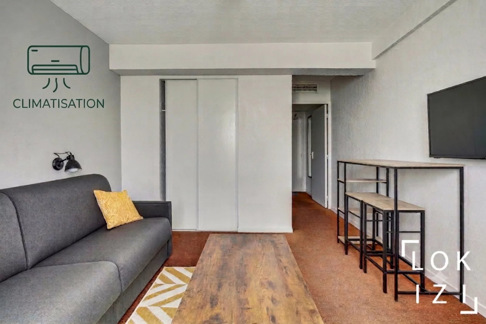 Location studio d'un studio meubl� 20m� (Avignon - gare TGV)