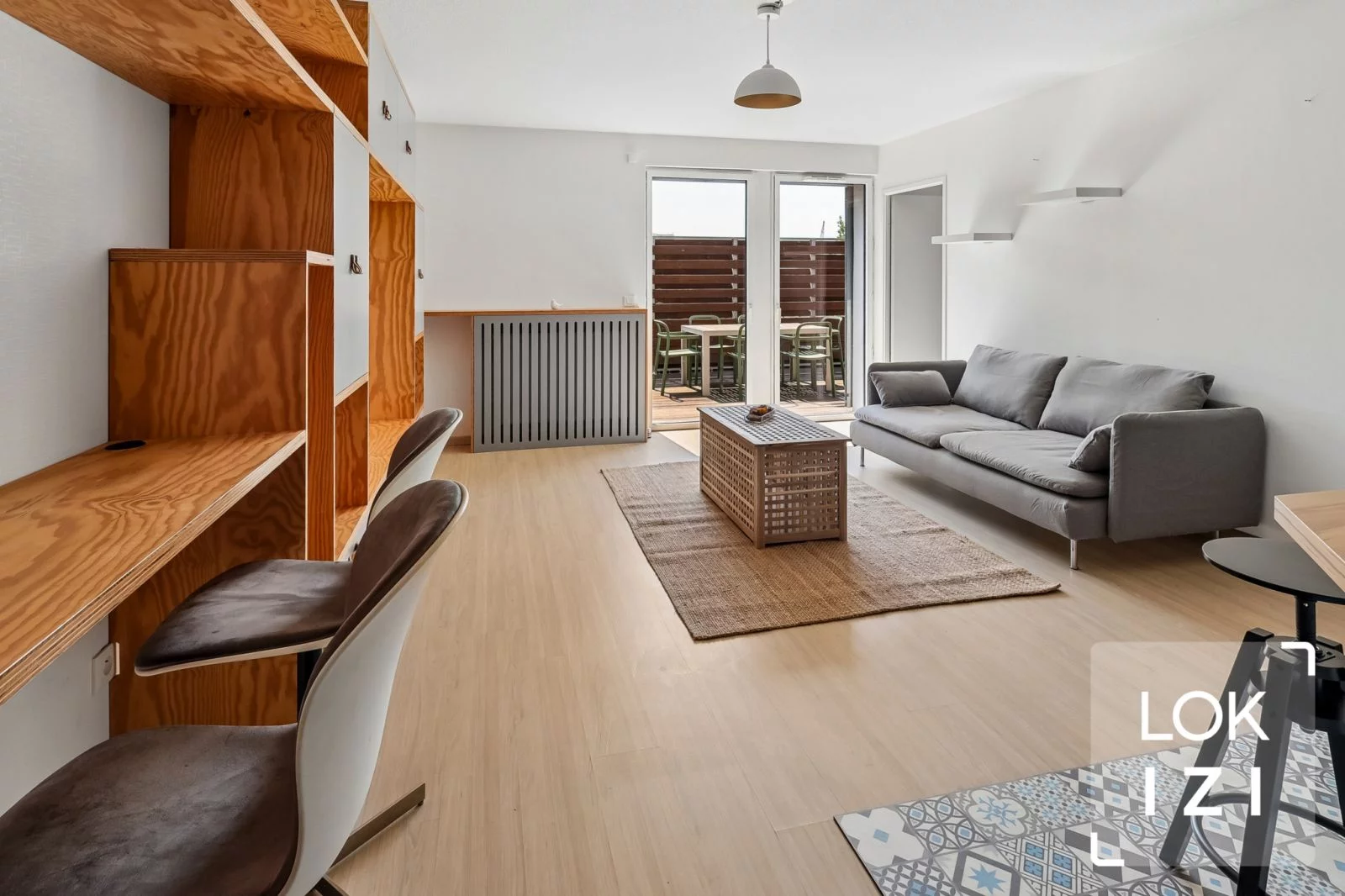 Location appartement T4 meubl� 91m� (Bordeaux - Bassins � flot)