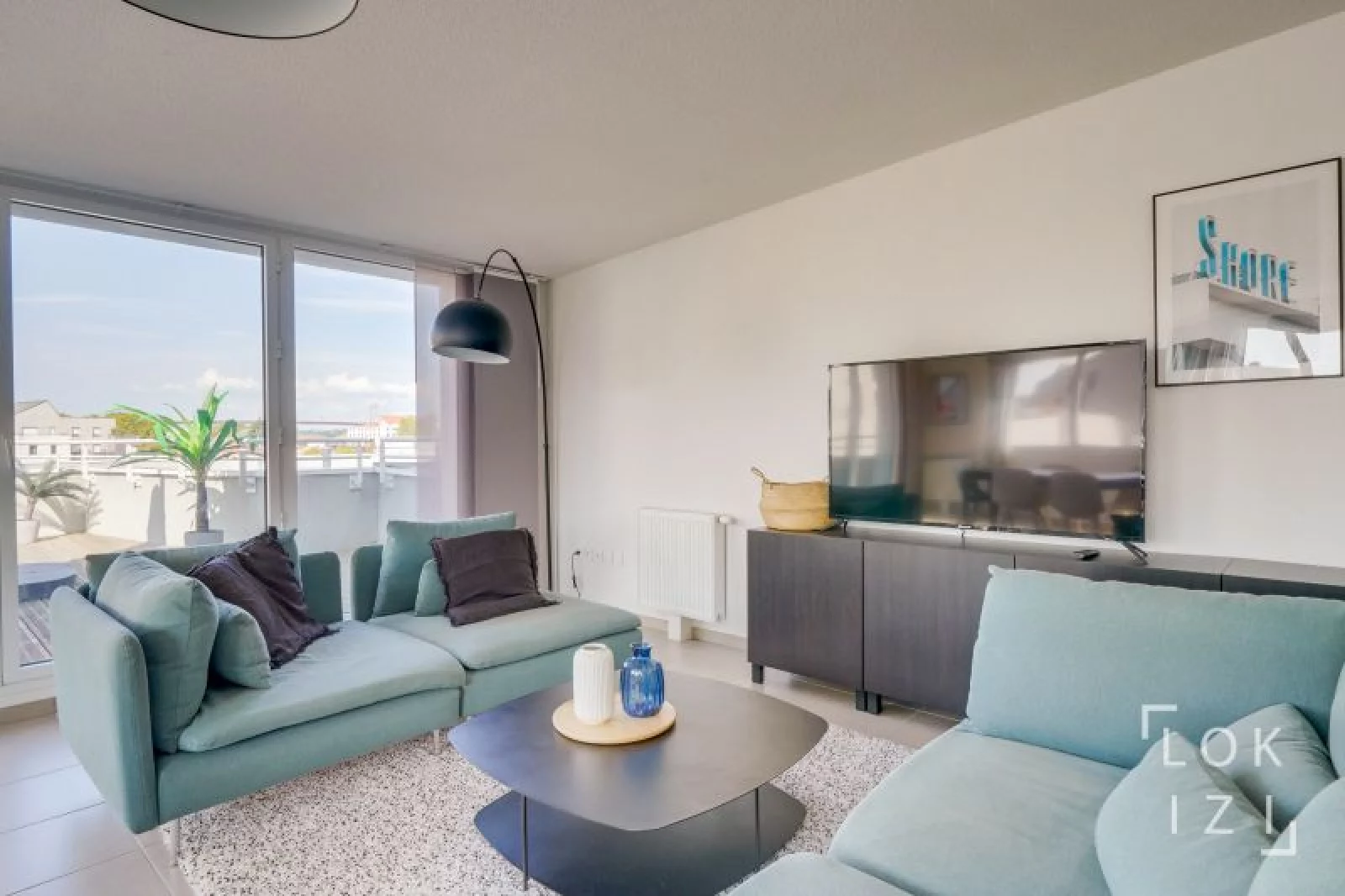 Location appartement meubl 3 pices 76m (Bordeaux - Bassins  flot)