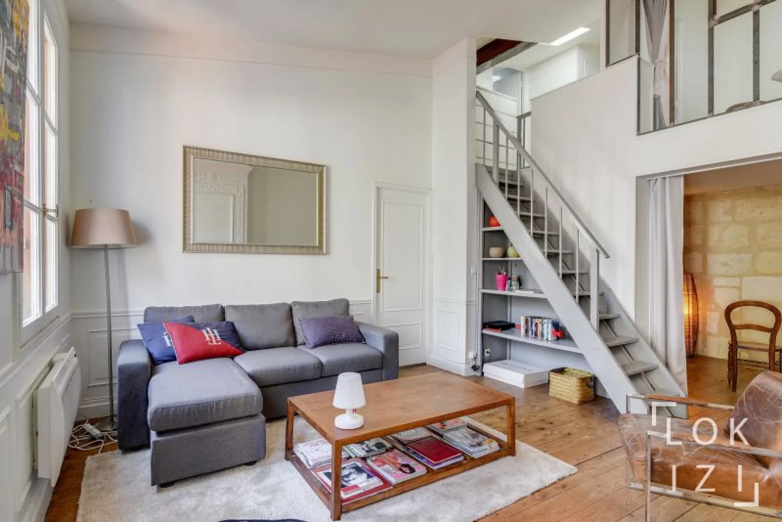 Location appartement meublé 2 pièces 59m² (Bordeaux -Chartrons)