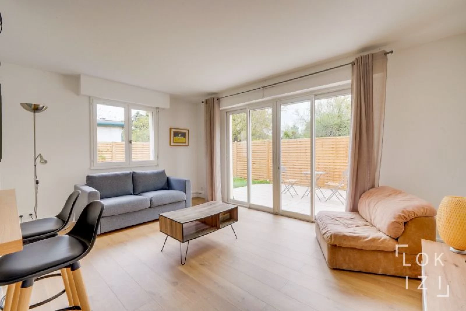 Location appartement meublé T2 de 49m² avec jardin (Bordeaux - Caudéran)