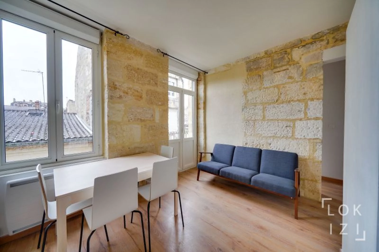 Location appartement meublé 3 pièces 42m² (Bordeaux - Chartrons)