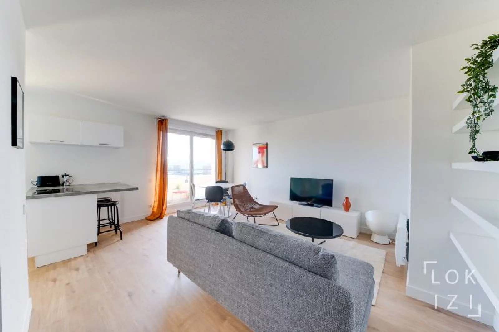 Location appartement meublé 2 pièces 50m² (Bordeaux - Ravezies)