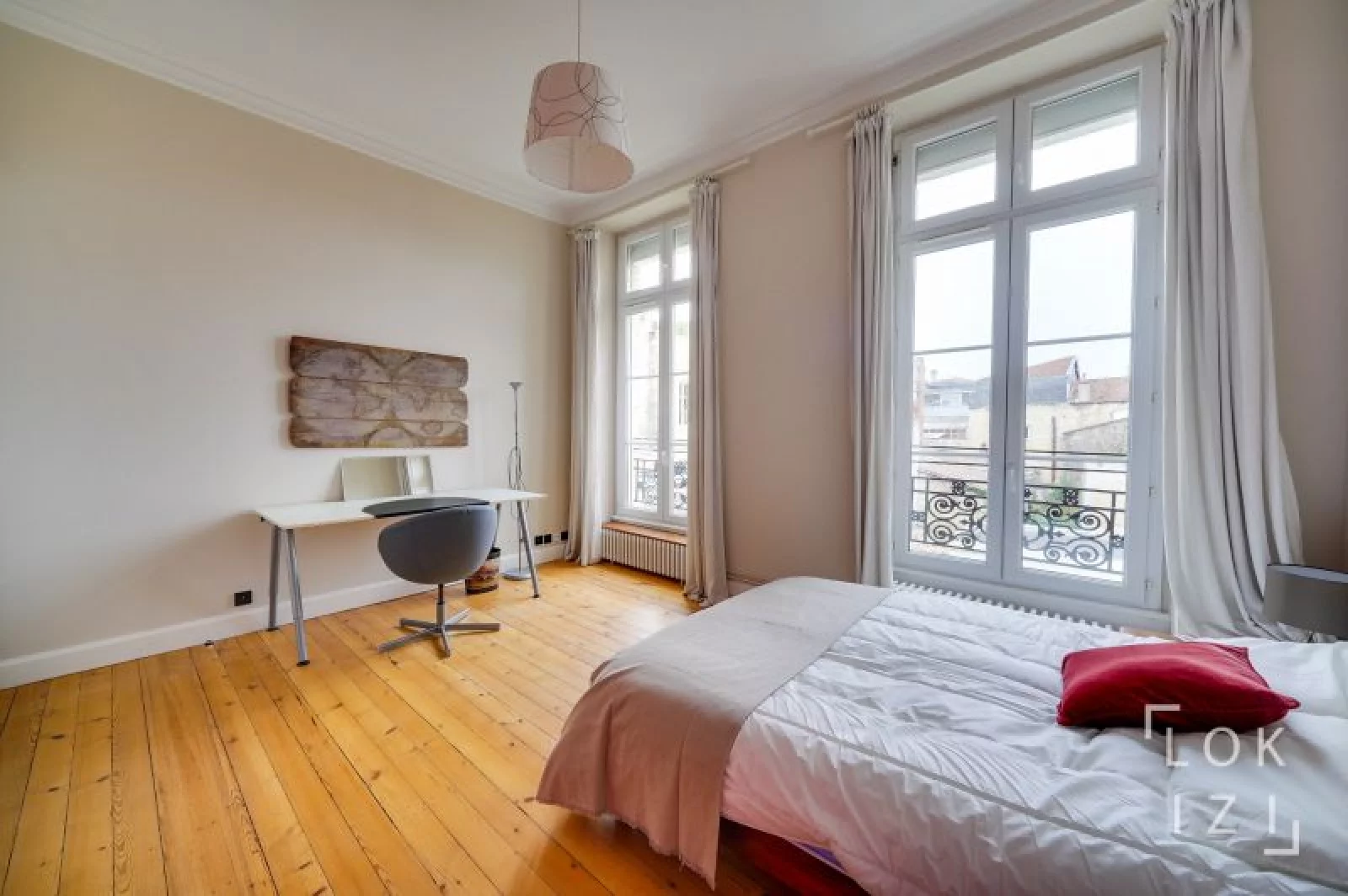 Location appartement meubl T2bis duplex 70m (Bordeaux - Jardin Public)