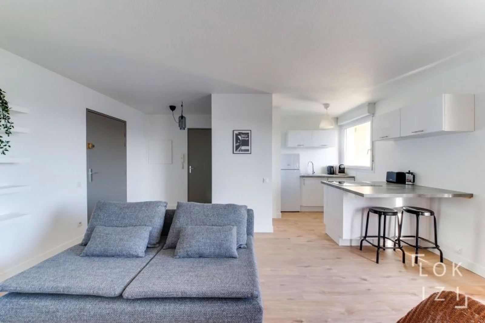 Location appartement meublé 2 pièces 50m² (Bordeaux - Ravezies)