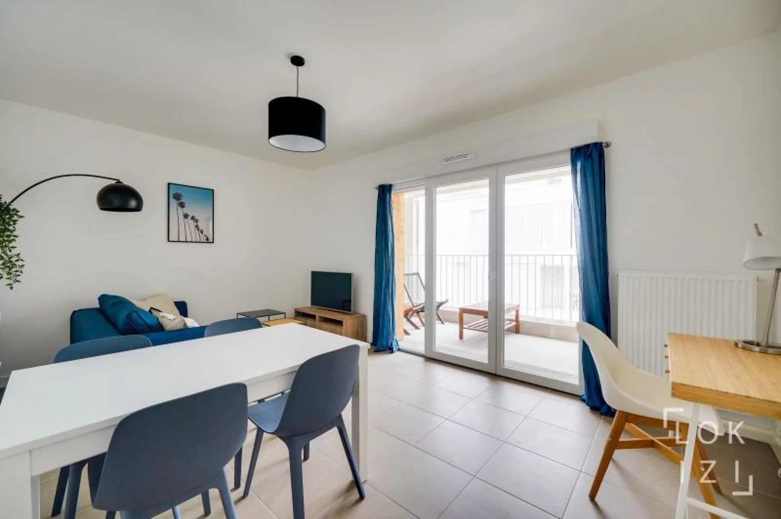 Location appartement meublé 2 pièces 44m²  (Bordeaux- Bacalan)