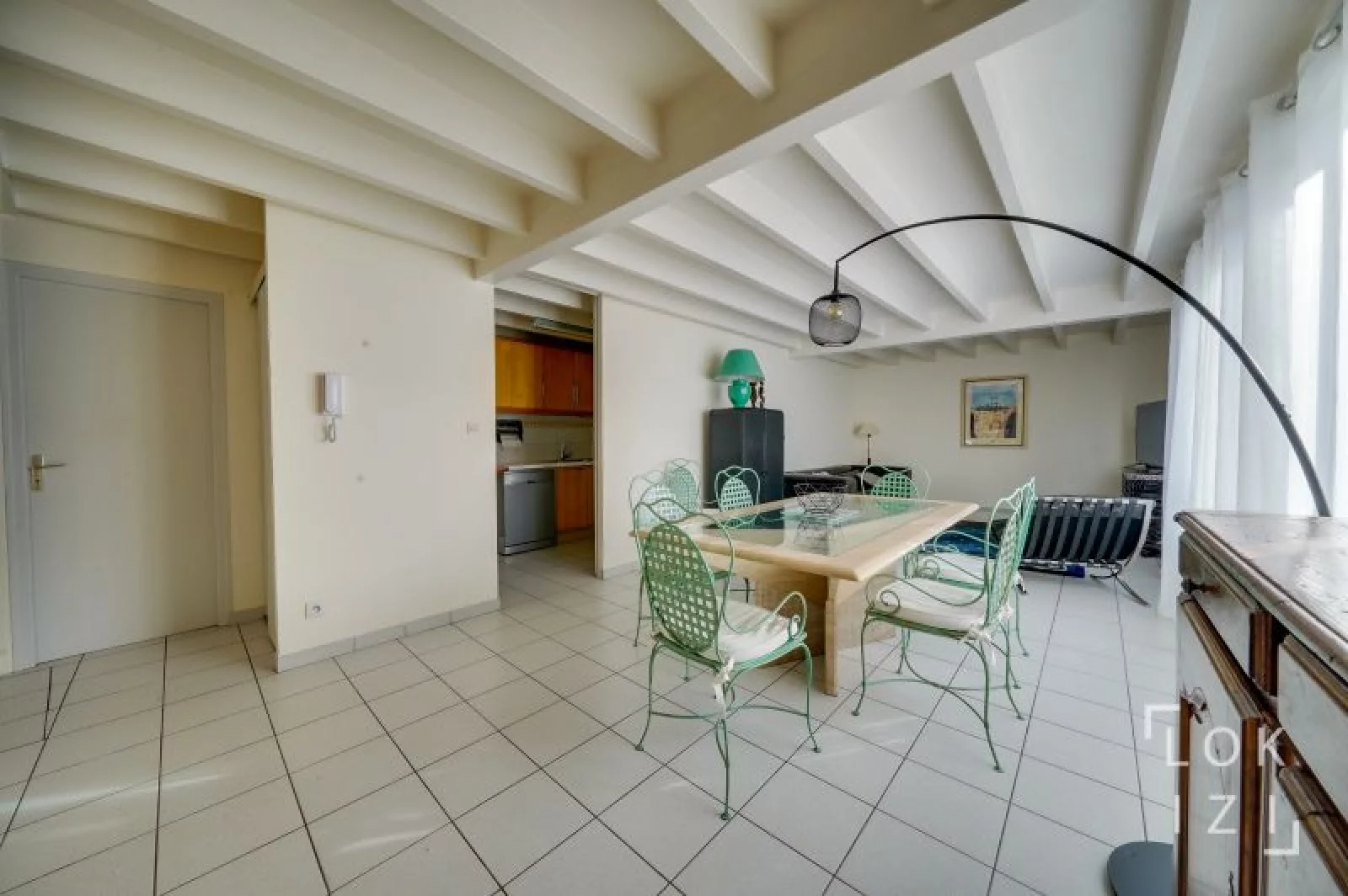 Location appartement meubl duplex T4 de 101m (Bordeaux St Augustin)