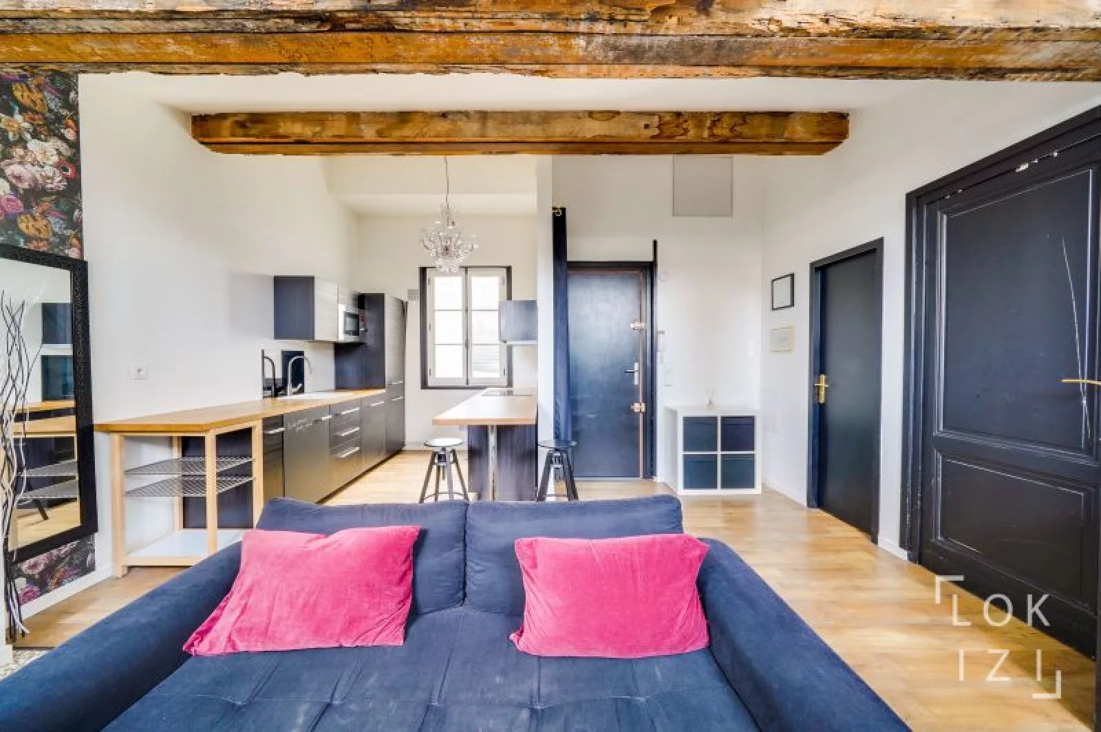 Location appartement meublé 2 pièces 39m² (Bordeaux centre - Victor Hugo)