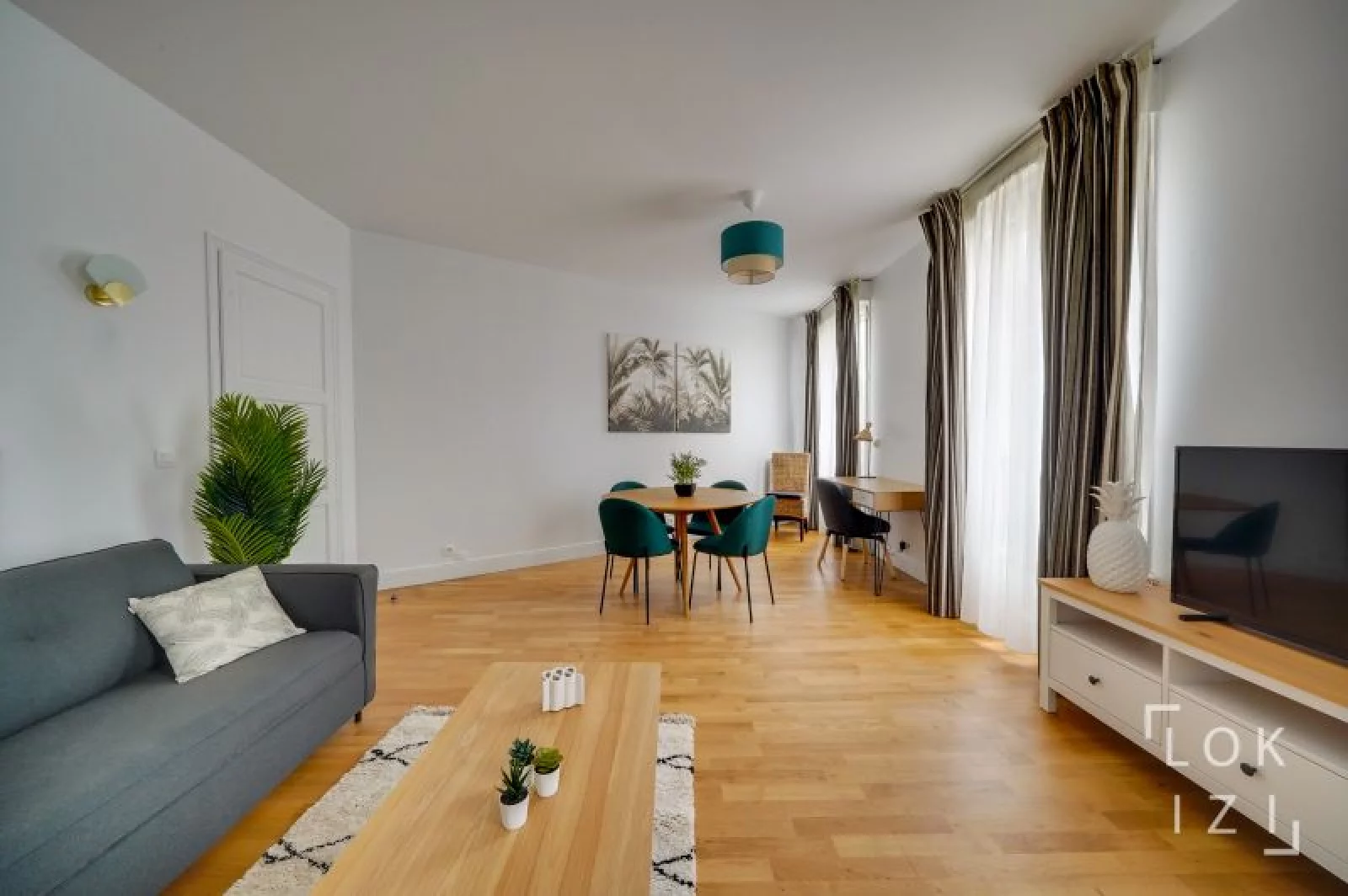 Location appartement meublé 2 pièces 61m² (Bordeaux centre - Gambetta)