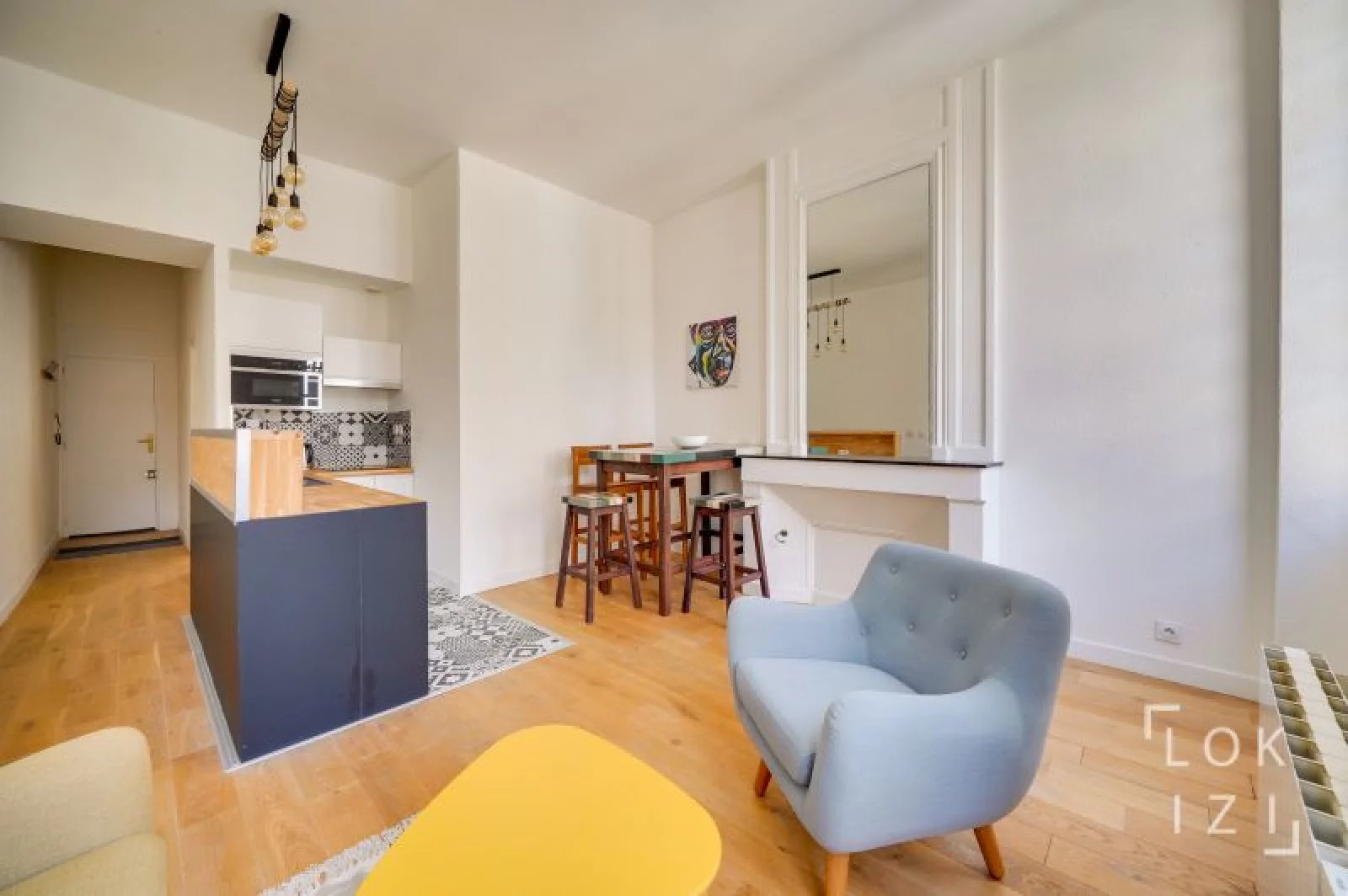 Location appartement meublé 2 pièces 37m² (Bordeaux centre - Bourse)