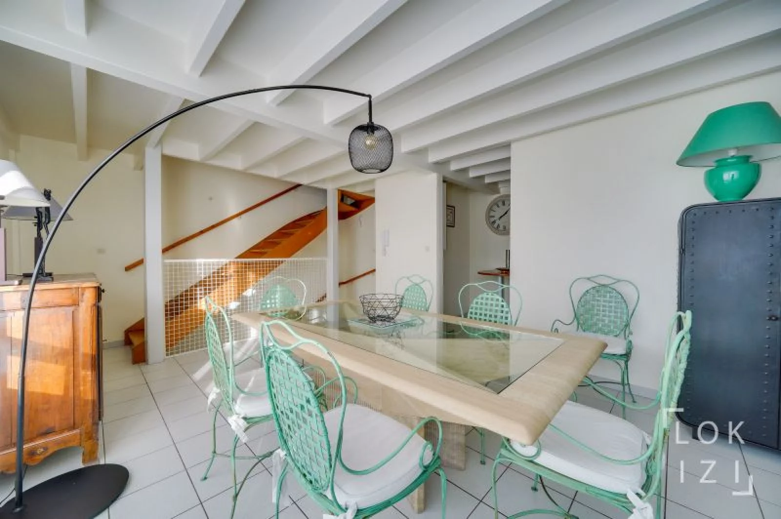 Location appartement meubl duplex T4 de 101m (Bordeaux St Augustin)
