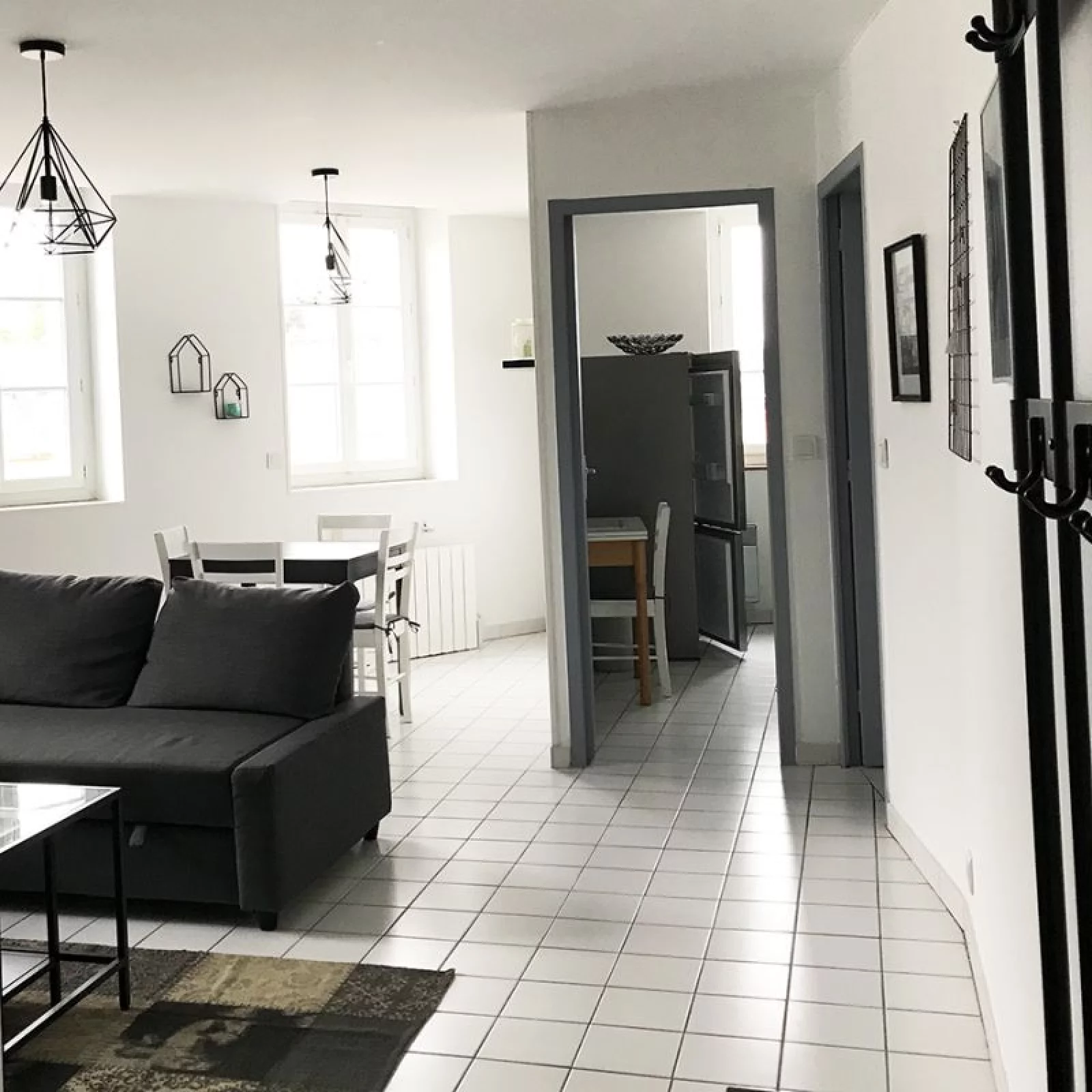 Location appartement meubl 2 pices 49 m (Paris ouest - Pontoise 95)