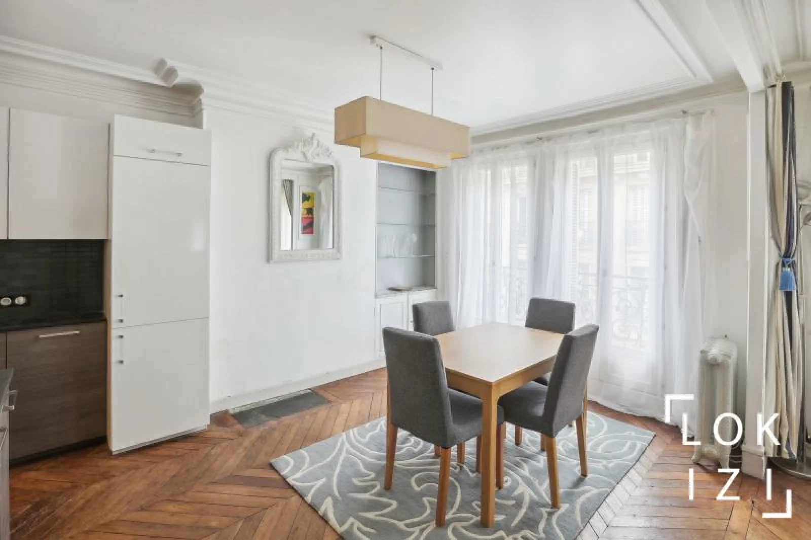 Location appartement meubl 3 pices 57m (Paris 17)