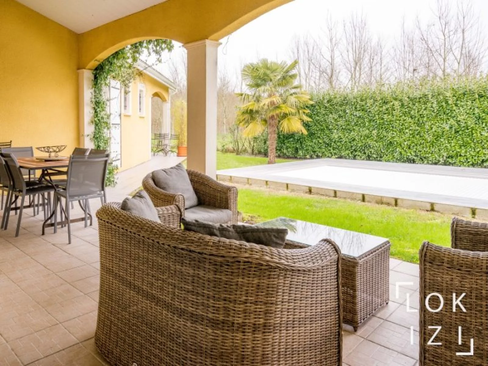 Location maison meuble 5 pices avec piscine 185m (Coutras, Gironde 33)