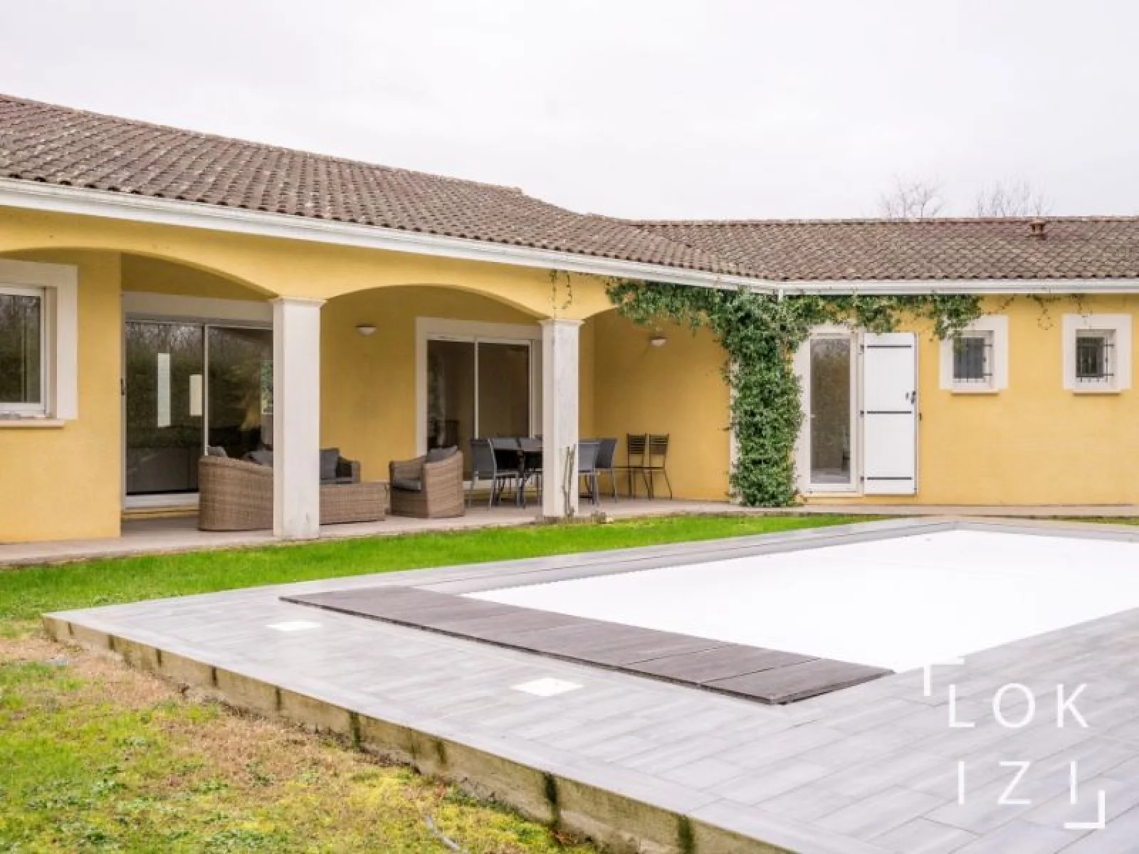 Location maison meuble 5 pices avec piscine 185m (Coutras, Gironde 33)