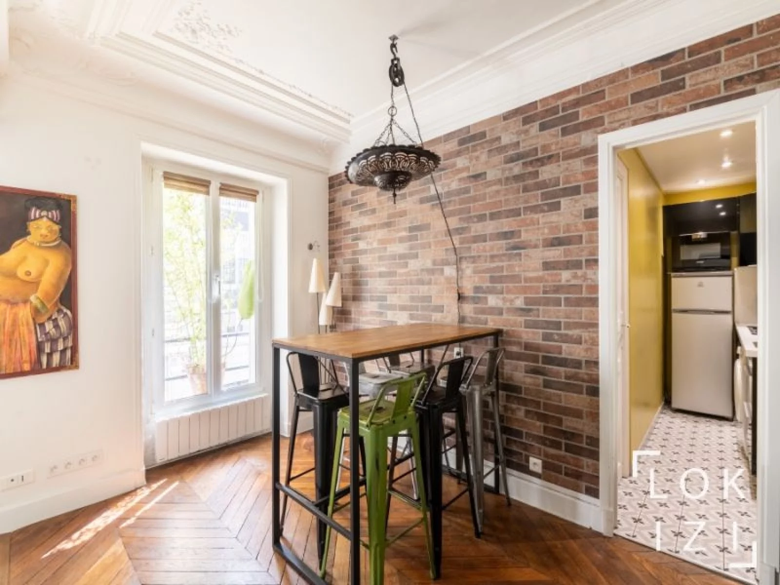 Location appartement meubl 2 pices 45m (Paris 10)
