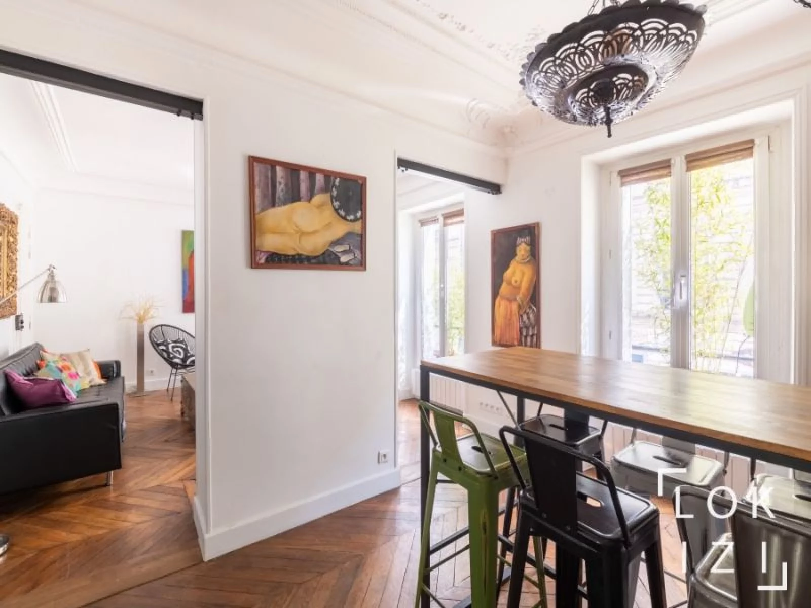 Location appartement meubl 2 pices 45m (Paris 10)