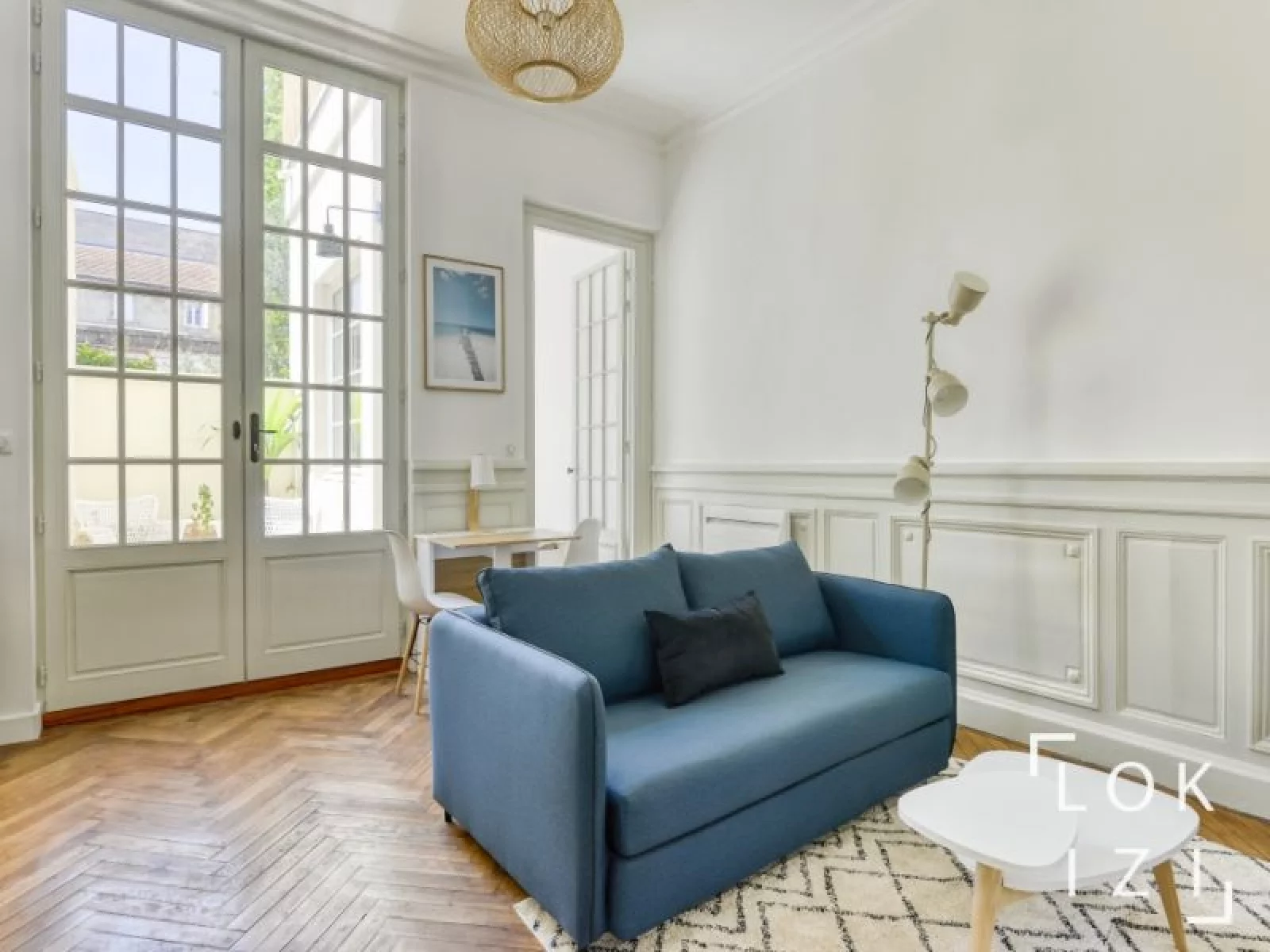 Location appartement meublé 2 pièces 33m² (Bordeaux - Chartrons)