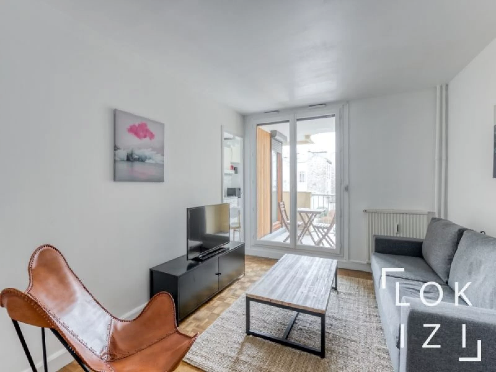 Location studio meubl de 24m (Paris 20)