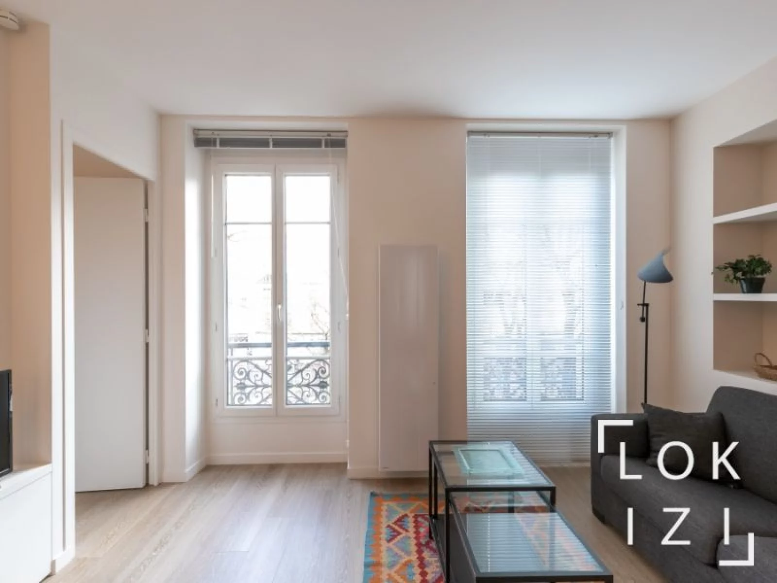 Location appartement meubl 2 pices (Paris 11 - Mnilmontant)