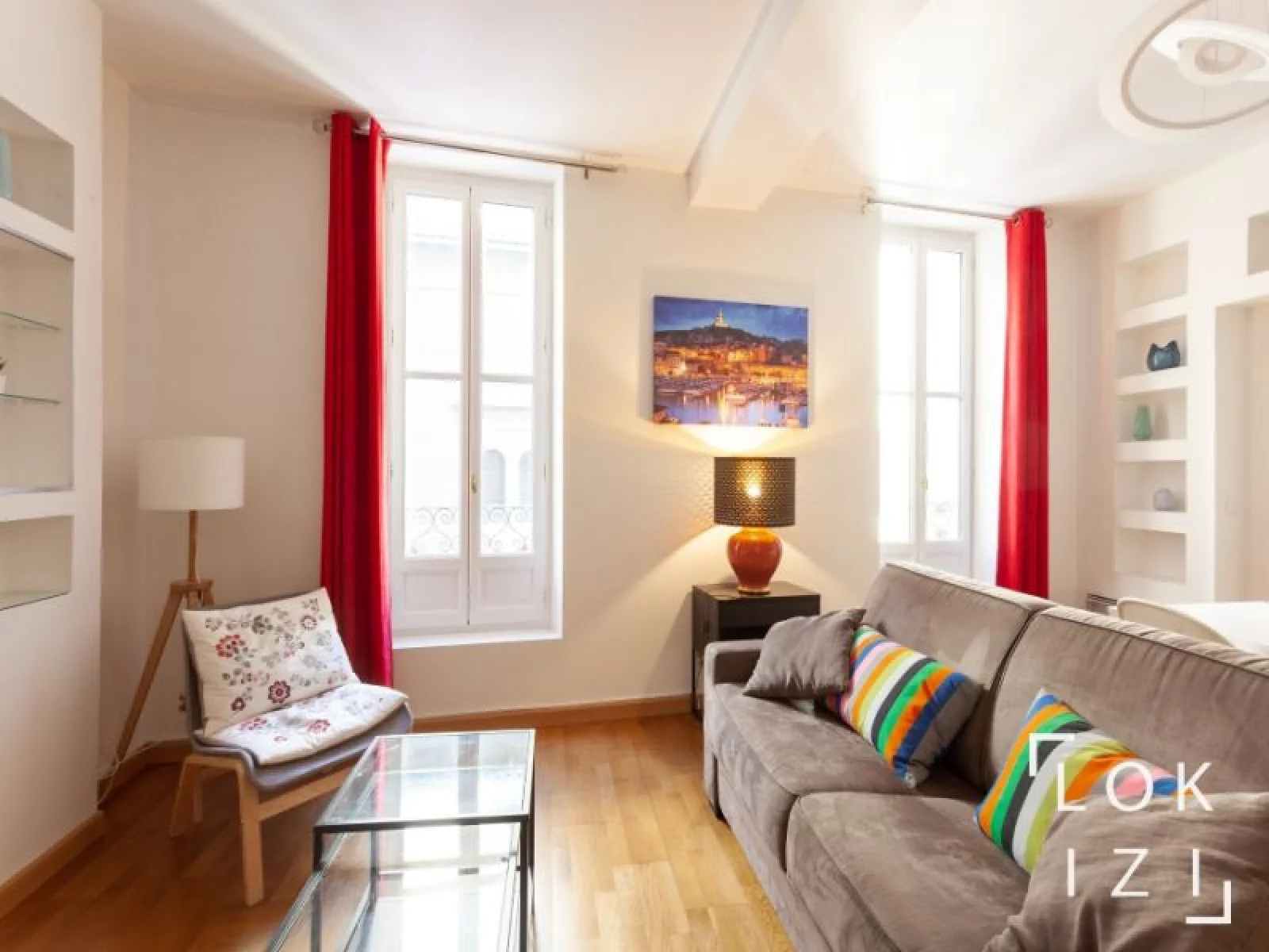 Location appartement meubl 2 pices 55m (Marseille - 1er arr)