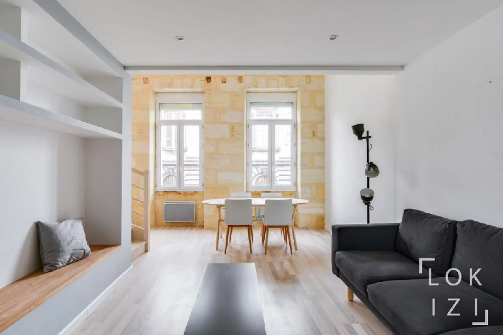 Location appartement meubl duplex 65m (Bordeaux centre)