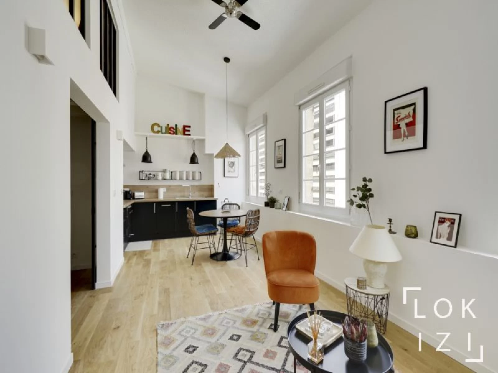 Vente appartement meubl 2 pices duplex 56m (Bordeaux - Chartrons)