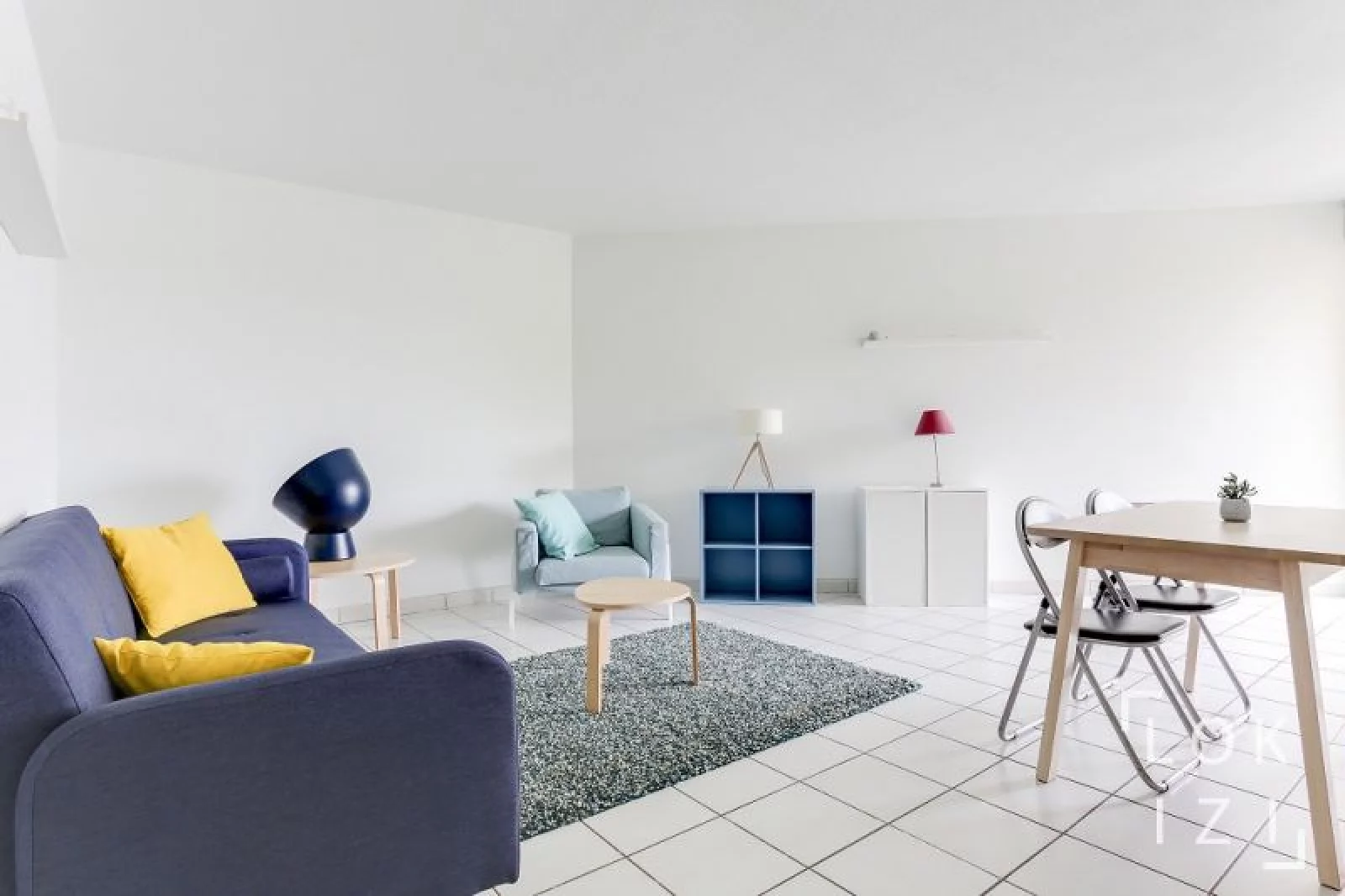 Location appartement meublé 2 pièces 46m² (Bordeaux - Chartrons)