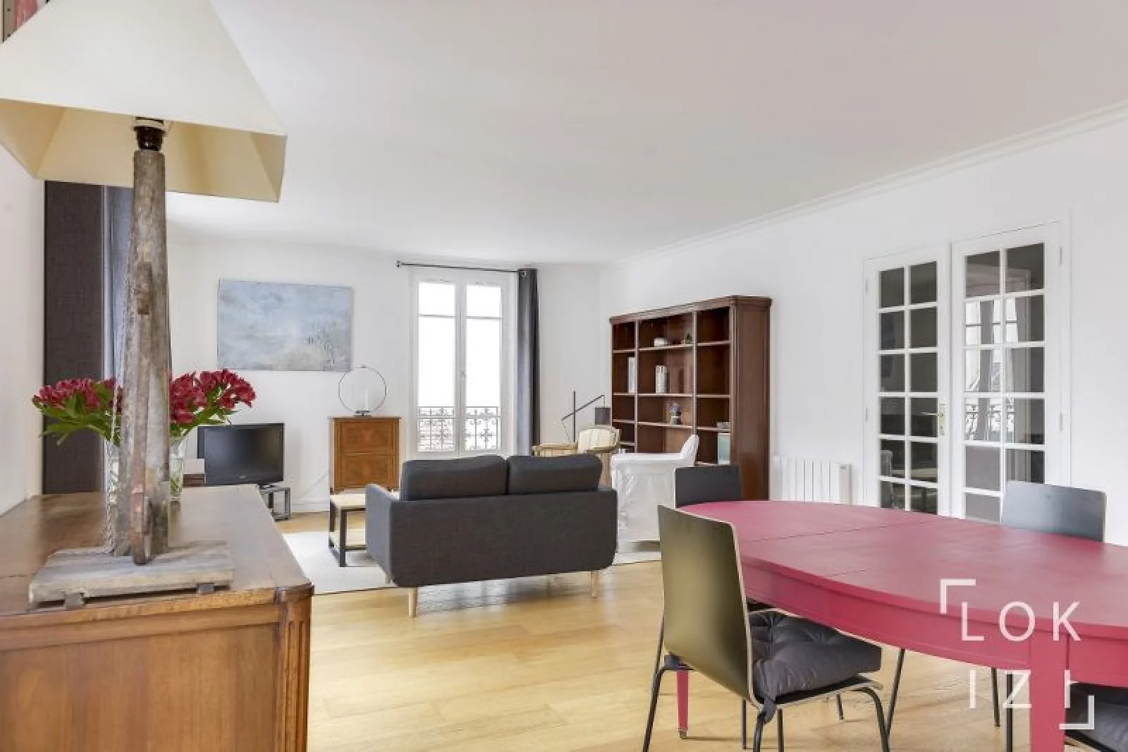 Location appartement meubl T4 90m (Paris 15)