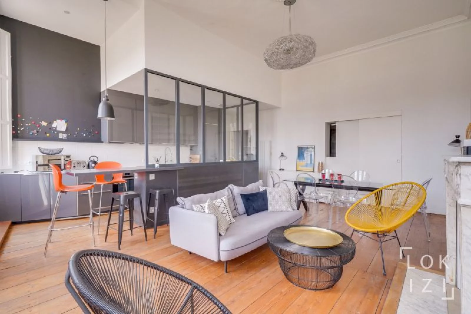 Location appartement T2bis meubl 92m (Bordeaux - Chartrons)