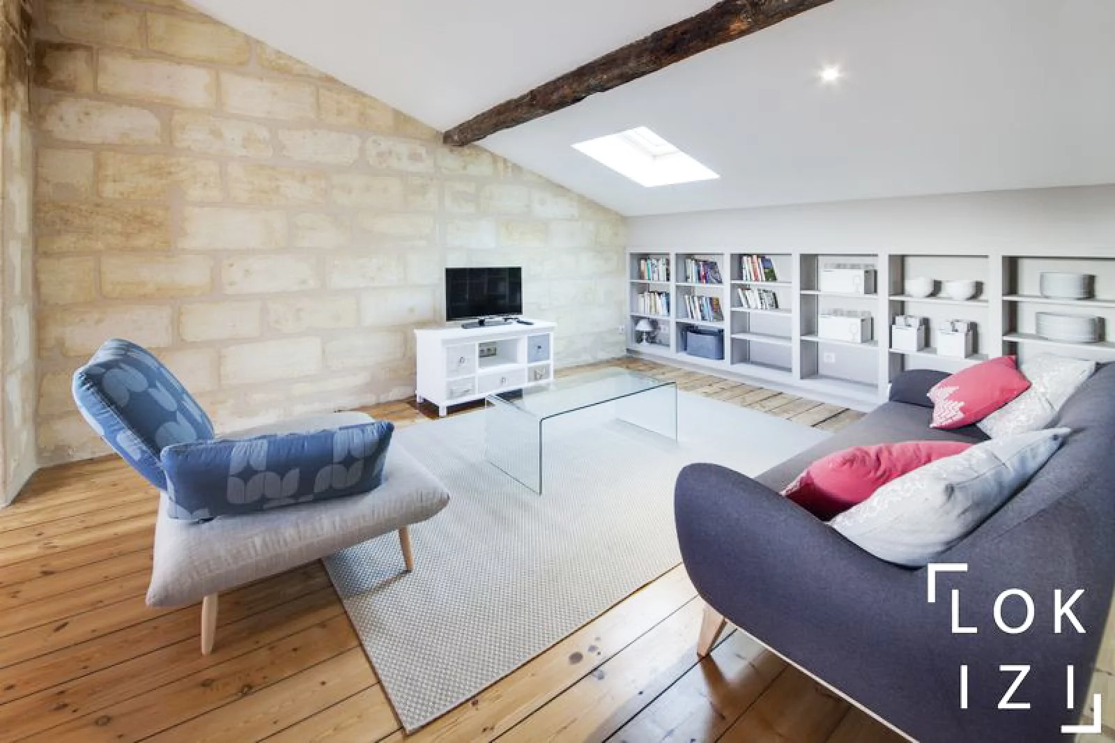 Location appartement duplex meubl 4 pices (Bordeaux)