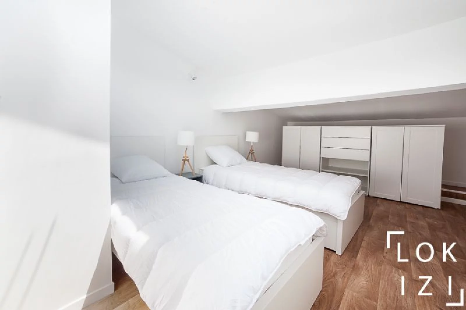 Location appartement meublé duplex 54m² (Bordeaux centre - St Bruno)