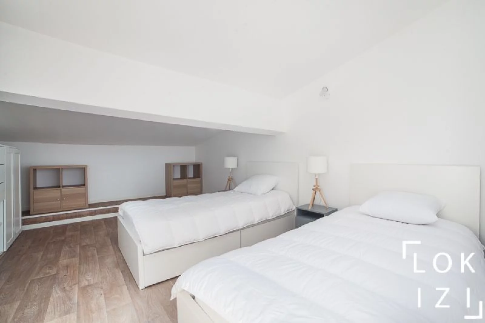 Location appartement meubl duplex 3 pices 63m (Bordeaux centre - St Bruno)