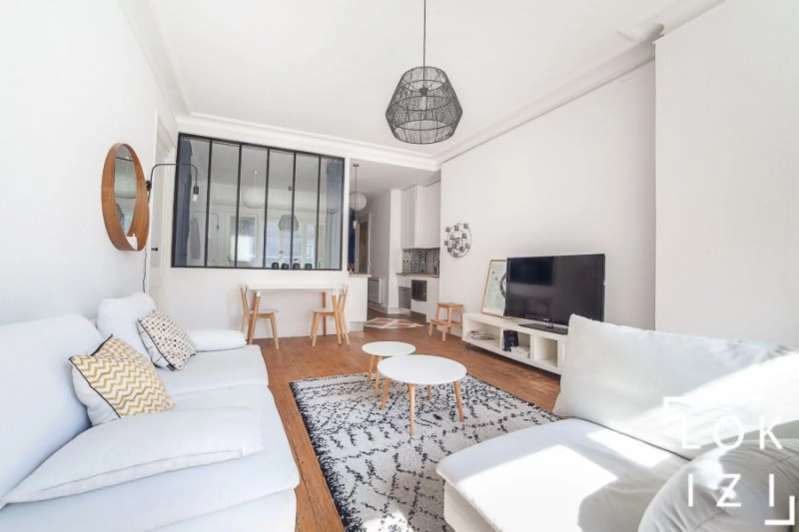 Location appartement meubl 2 pices 45m (Bordeaux centre - Victor Hugo)