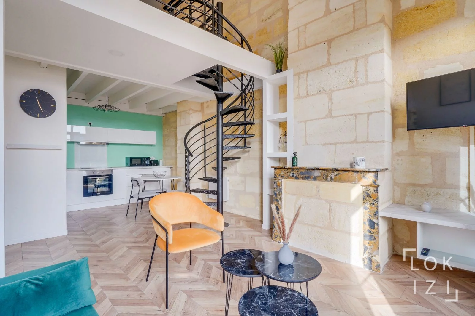 Location appartement duplex T1bis meubl 40m (Bordeaux / Nansouty)