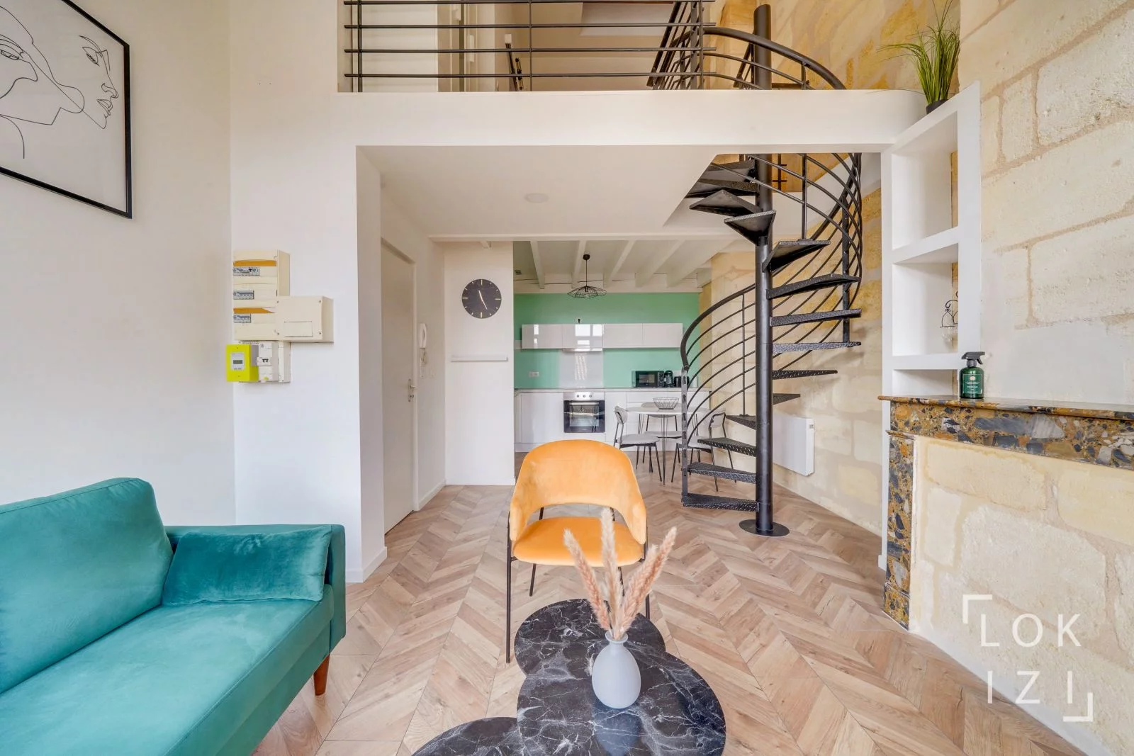 Location appartement duplex T1bis meubl 40m (Bordeaux / Nansouty)