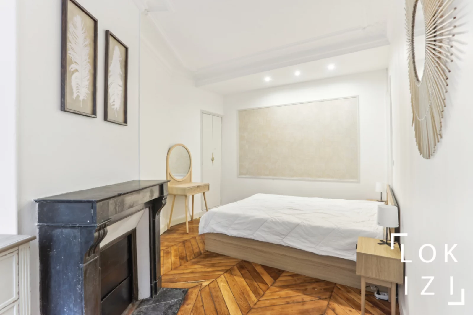 Location appartement meubl 3 pices 57m (Paris 19 - Buttes Chaumont)