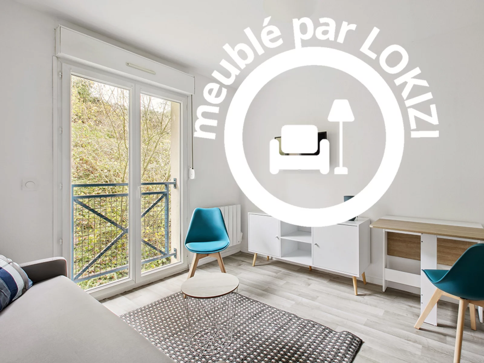 Location studio meubl 19m (Rouen - Darntal 76) 