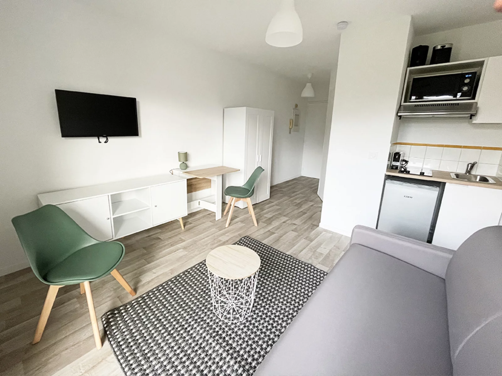 Location studio meubl 20m (Rouen - Darntal 76) 
