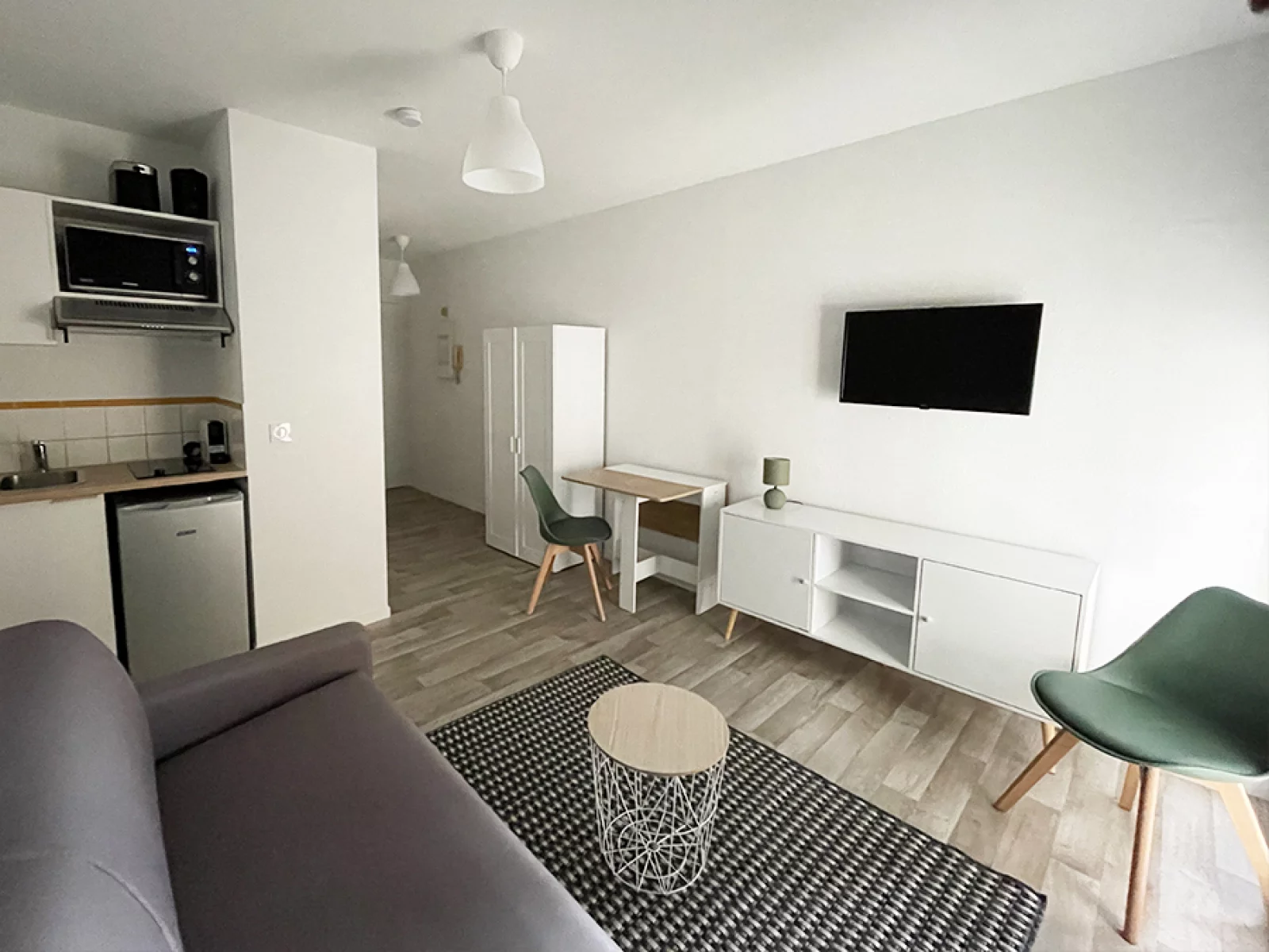 Location studio meubl 21m (Rouen - Darntal 76) 