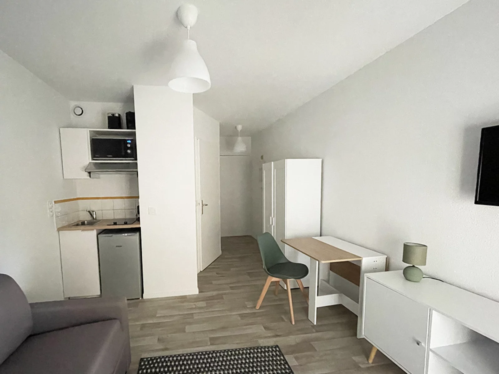 Location studio meubl 21m (Rouen - Darntal 76) 