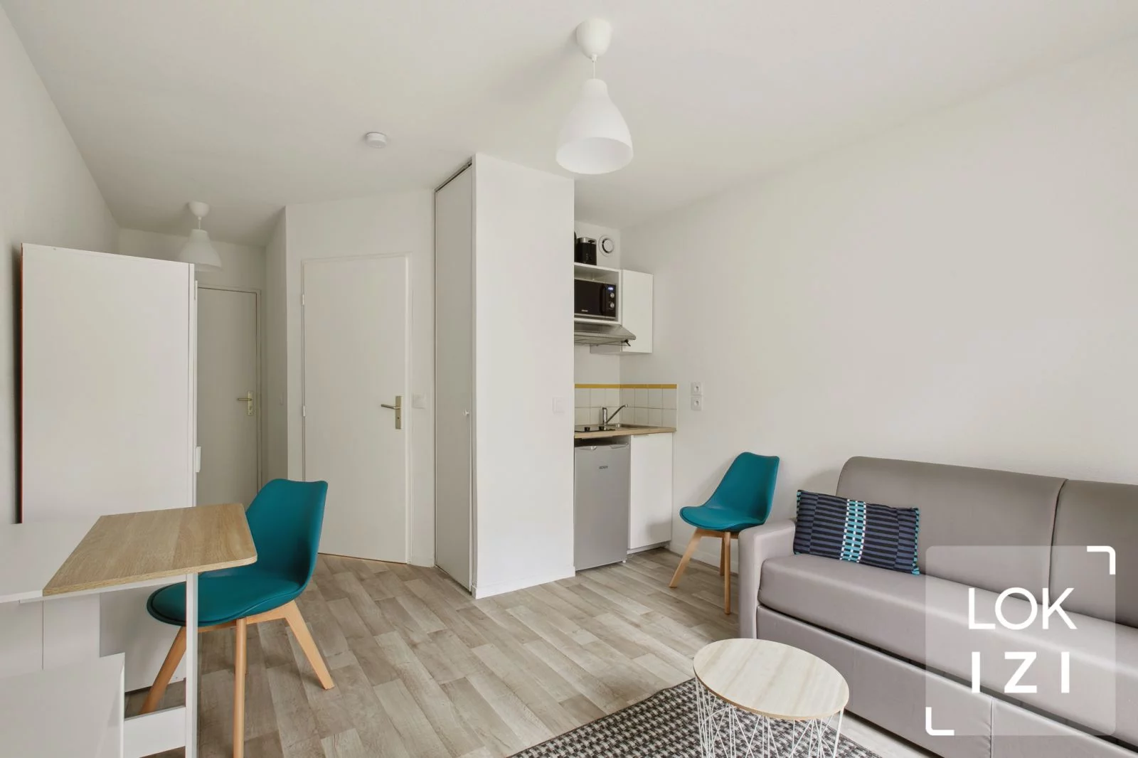Location studio meubl 19m (Rouen - Darntal 76) 