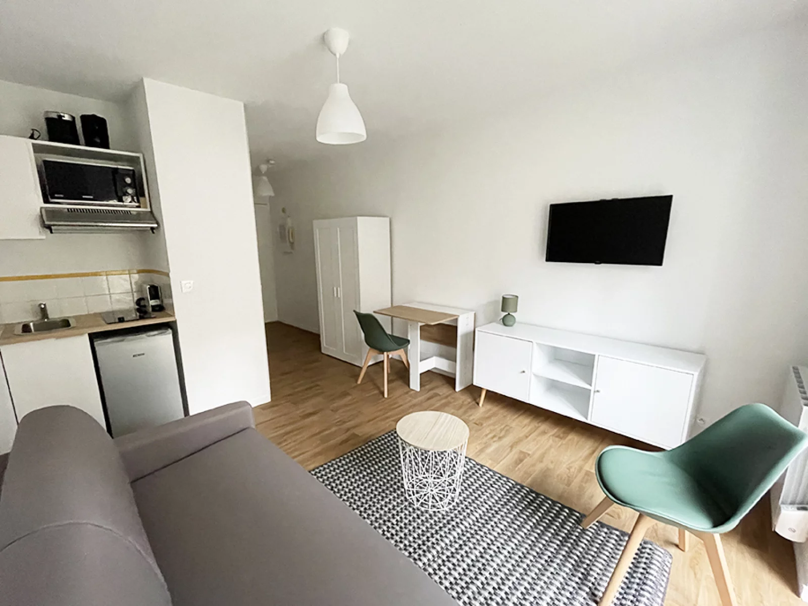 Location studio meubl 20m (Rouen - Darntal 76) 