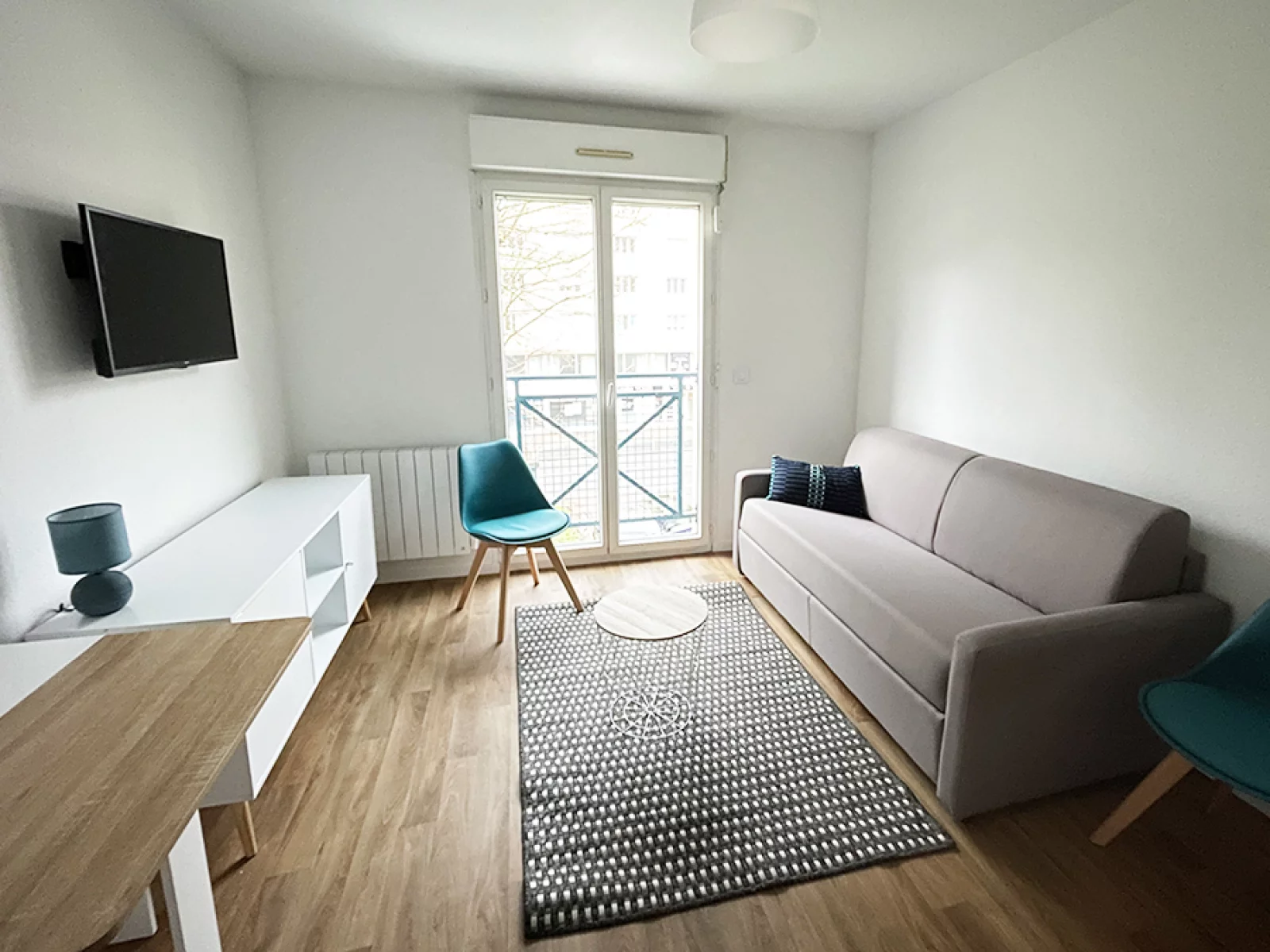Location studio meubl 19m (Rouen - Darntal 76) 