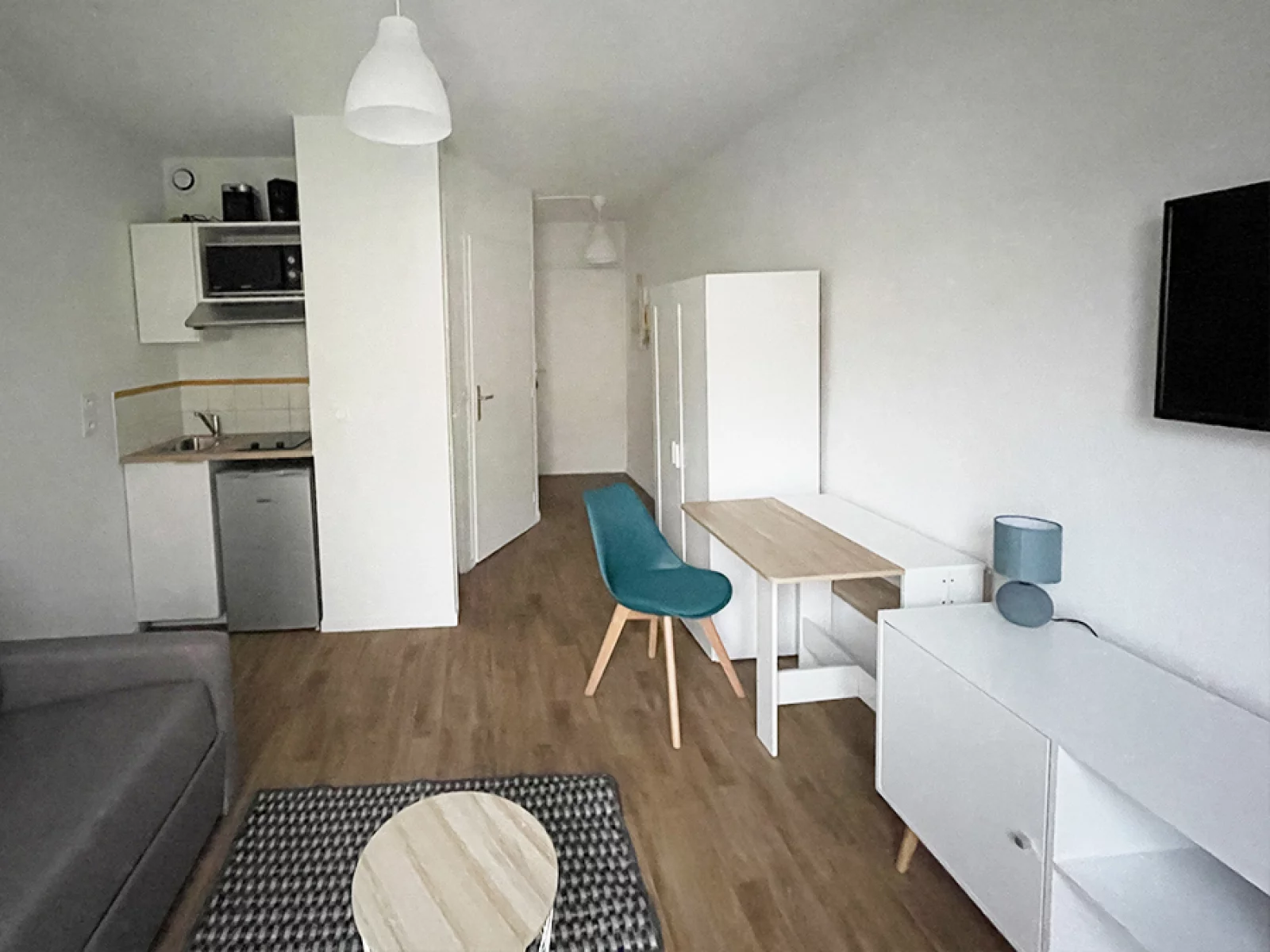 Location studio meubl 19m (Rouen - Darntal 76) 