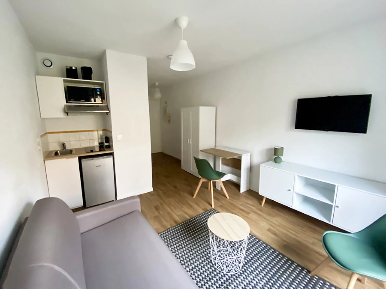Location studio meubl 20m (Rouen - Darntal 76) 